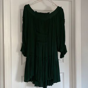 Free People Emerald Green Tunic